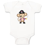 Baby Clothes 1 Eye Monkey Captain Safari Baby Bodysuits Boy & Girl Cotton