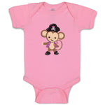 Baby Clothes Monkey Captain Safari Baby Bodysuits Boy & Girl Cotton