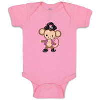 Baby Clothes Monkey Captain Safari Baby Bodysuits Boy & Girl Cotton