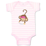 Baby Clothes Monkey Pirate Sword Safari Baby Bodysuits Boy & Girl Cotton