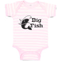 Baby Clothes Fishing Big Fish Hunting Hobby Baby Bodysuits Boy & Girl Cotton