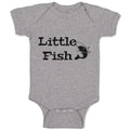 Baby Clothes Fishing Little Fish Hunting Hobby Baby Bodysuits Boy & Girl Cotton
