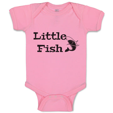Baby Clothes Fishing Little Fish Hunting Hobby Baby Bodysuits Boy & Girl Cotton