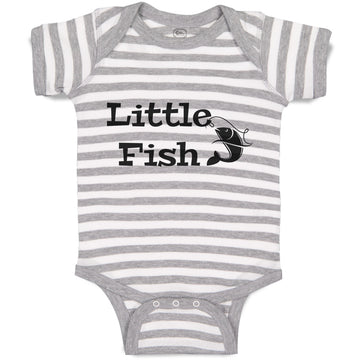 Baby Clothes Fishing Little Fish Hunting Hobby Baby Bodysuits Boy & Girl Cotton