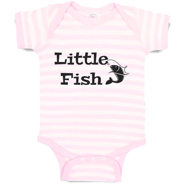 Baby Clothes Fishing Little Fish Hunting Hobby Baby Bodysuits Boy & Girl Cotton