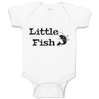 Baby Clothes Fishing Little Fish Hunting Hobby Baby Bodysuits Boy & Girl Cotton