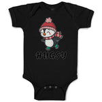 Baby Clothes Cute Hugsy Penguin on Scarf and Cap Ice Skating Sport Cotton