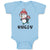 Baby Clothes Cute Hugsy Penguin on Scarf and Cap Ice Skating Sport Cotton