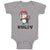 Baby Clothes Cute Hugsy Penguin on Scarf and Cap Ice Skating Sport Cotton