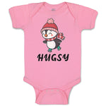 Baby Clothes Cute Hugsy Penguin on Scarf and Cap Ice Skating Sport Cotton