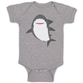 Baby Clothes Marine Fish Shark and Toothlike Scale Baby Bodysuits Cotton