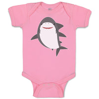 Baby Clothes Marine Fish Shark and Toothlike Scale Baby Bodysuits Cotton