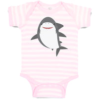 Baby Clothes Marine Fish Shark and Toothlike Scale Baby Bodysuits Cotton