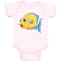 Baby Clothes Golden Koi Freshwater Fish Aquarium Baby Bodysuits Cotton