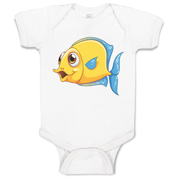 Baby Clothes Golden Koi Freshwater Fish Aquarium Baby Bodysuits Cotton