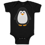 Baby Clothes Cute Aquamarine Fatty Penguin Gesture Baby Bodysuits Cotton