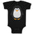 Baby Clothes Cute Aquamarine Fatty Penguin Gesture Baby Bodysuits Cotton