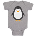 Baby Clothes Cute Aquamarine Fatty Penguin Gesture Baby Bodysuits Cotton