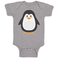 Baby Clothes Cute Aquamarine Fatty Penguin Gesture Baby Bodysuits Cotton