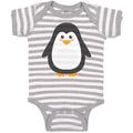 Baby Clothes Cute Aquamarine Fatty Penguin Gesture Baby Bodysuits Cotton