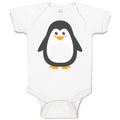Baby Clothes Cute Aquamarine Fatty Penguin Gesture Baby Bodysuits Cotton