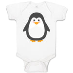 Cute Aquamarine Fatty Penguin Gesture