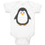 Cute Aquamarine Fatty Penguin Gesture