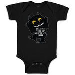 Baby Clothes Scaring Aargh!! I'Ll You'Re Cute Silhouette Spooky Baby Bodysuits