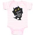 Baby Clothes Scaring Aargh!! I'Ll You'Re Cute Silhouette Spooky Baby Bodysuits