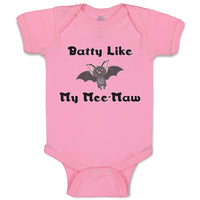 Baby Clothes Pipistrelle Batty like My Mee-Maw Flying at Night Baby Bodysuits