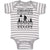 Baby Clothes Believe Bigfoot Forest Silhouette of Trees, Pattern and Footprints