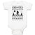 Baby Clothes Believe Bigfoot Forest Silhouette of Trees, Pattern and Footprints
