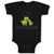 Baby Clothes Green Big Brothers Tyrannosaurus Rex Dinosaur Baby Bodysuits Cotton