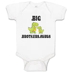 Baby Clothes Green Big Brothers Tyrannosaurus Rex Dinosaur Baby Bodysuits Cotton