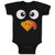 Baby Clothes Duck Waterbird Face and Beak Toungue out Funny Baby Bodysuits