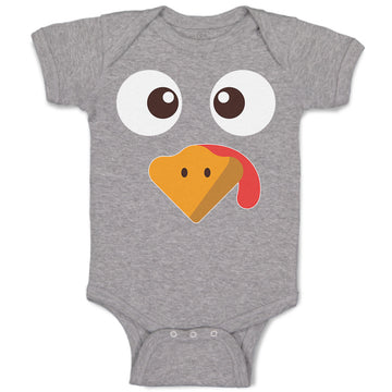 Baby Clothes Duck Waterbird Face and Beak Toungue out Funny Baby Bodysuits