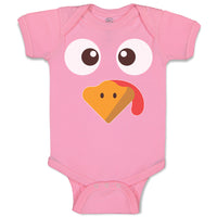 Baby Clothes Duck Waterbird Face and Beak Toungue out Funny Baby Bodysuits