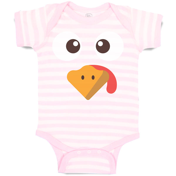 Baby Clothes Duck Waterbird Face and Beak Toungue out Funny Baby Bodysuits