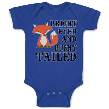 Baby Clothes Bright Eyed and Bushy Tailed Fox Wild Animal Baby Bodysuits Cotton