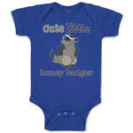 Baby Clothes Cute Little Honey Badger Striped Forest Wildlife Baby Bodysuits