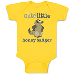 Cute Little Honey Badger Striped Forest Wildlife