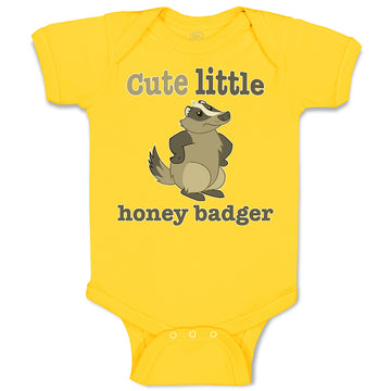 Baby Clothes Cute Little Honey Badger Striped Forest Wildlife Baby Bodysuits