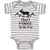 Baby Clothes Don'T Moose with Me! Silhouette Elk with Horns Side View Cotton