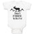 Baby Clothes Don'T Moose with Me! Silhouette Elk with Horns Side View Cotton