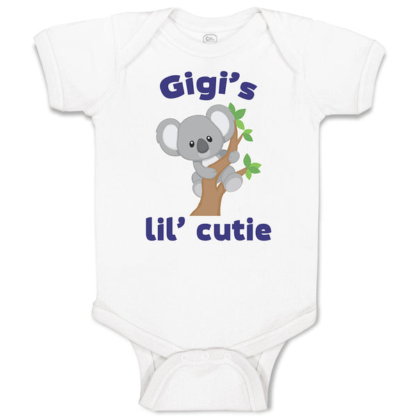 Gigi's Lil' Cutie Koala Bear Australian Animal Sitting on Wood Branch with Leaves