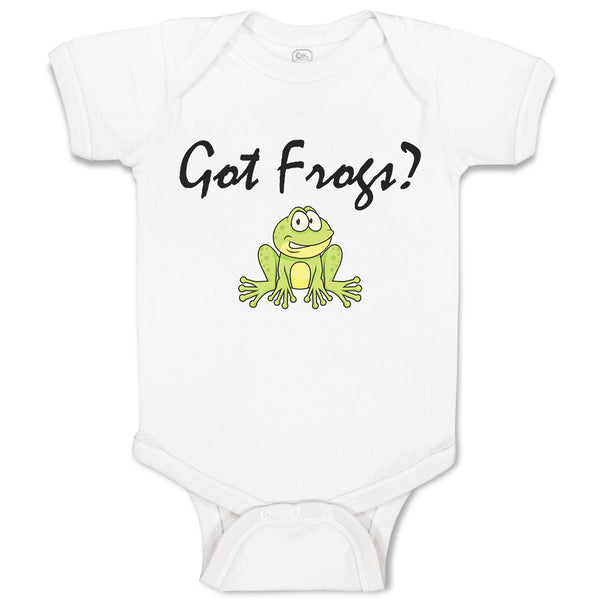 Got Green Frogs Sitting Question Mark Sign