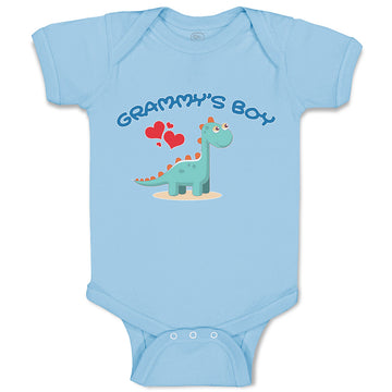 Baby Clothes Grammy's Boy Tyrannosaurus Rex Dinosaur's Love Jurassic Park Cotton