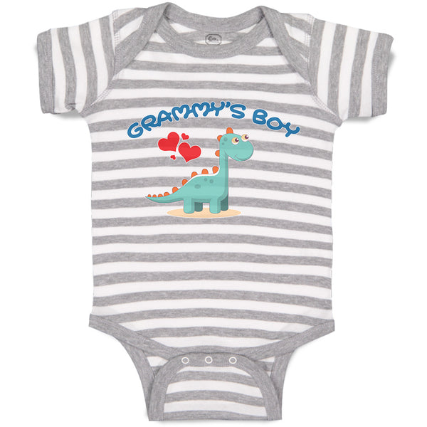 Baby Clothes Grammy's Boy Tyrannosaurus Rex Dinosaur's Love Jurassic Park Cotton