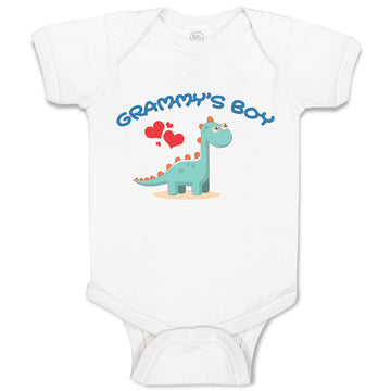 Baby Clothes Grammy's Boy Tyrannosaurus Rex Dinosaur's Love Jurassic Park Cotton