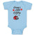 Baby Clothes Cute Granny's Little Ladybug Insect with Flowers Baby Bodysuits
